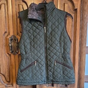 Weatherproof Quilted Dark Green Vest